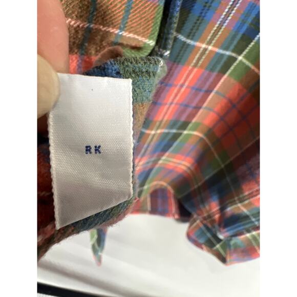 VTG Ralph Lauren Men's Blaire Chamois Flannel Button Down L/S Plaid Shirt  Sz L - Picture 10 of 10